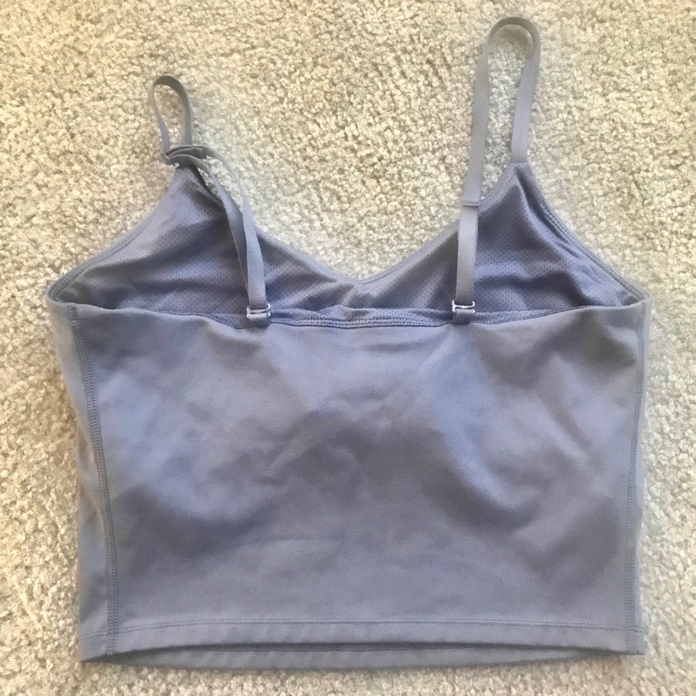 EUC Senita Athletics Skin Adjustable Crop Top - Light Navy | Size Small - Picture 5 of 7